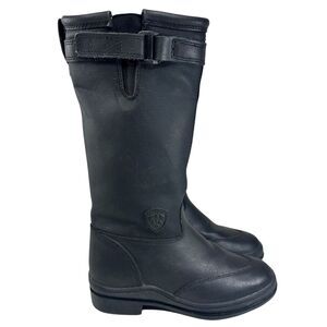 Ariat Youth Tall Riding Boots 67101 Black Insulated Waterproof Size 12 Excellent